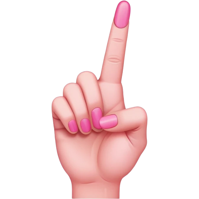 pink middle finger  emoji