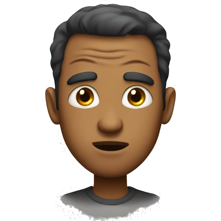 Sassy eye roll man emoji