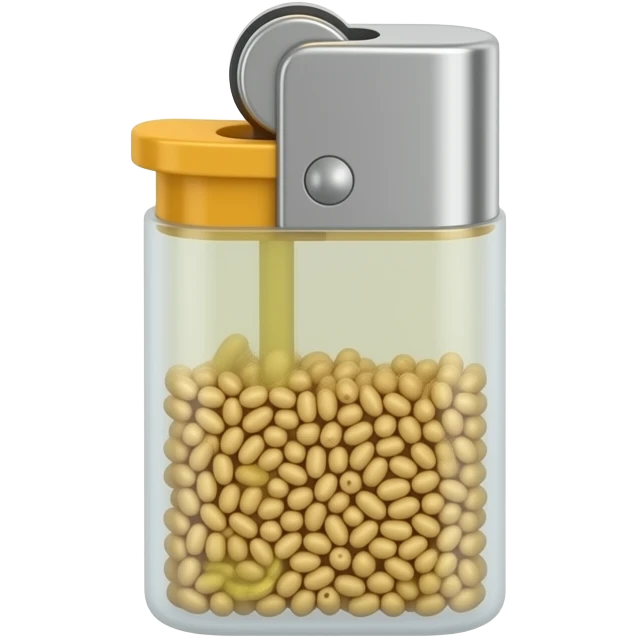 A single Bic lighter nothing else with flame emoji