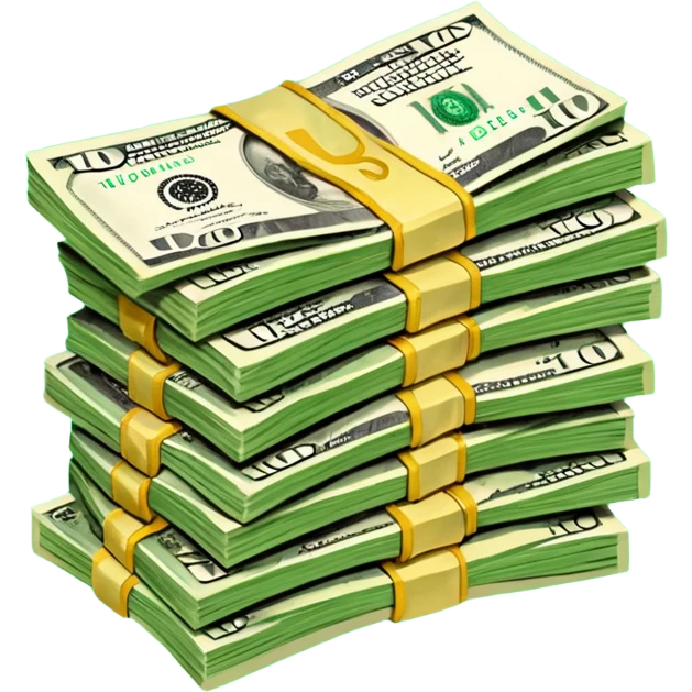 Falling value of the dollar emoji