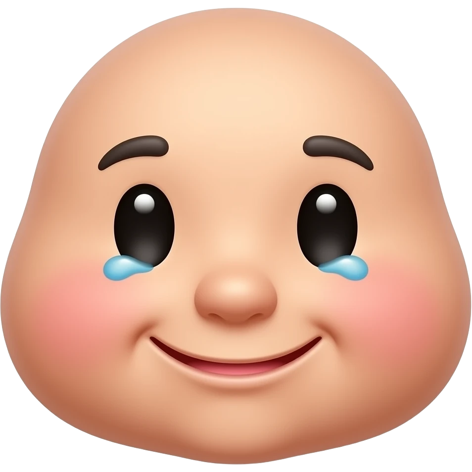 🤤 remove the eyebrowser of this emoji and make the emoji blush emoji