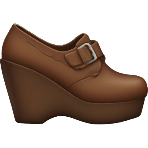 brown heel emoji