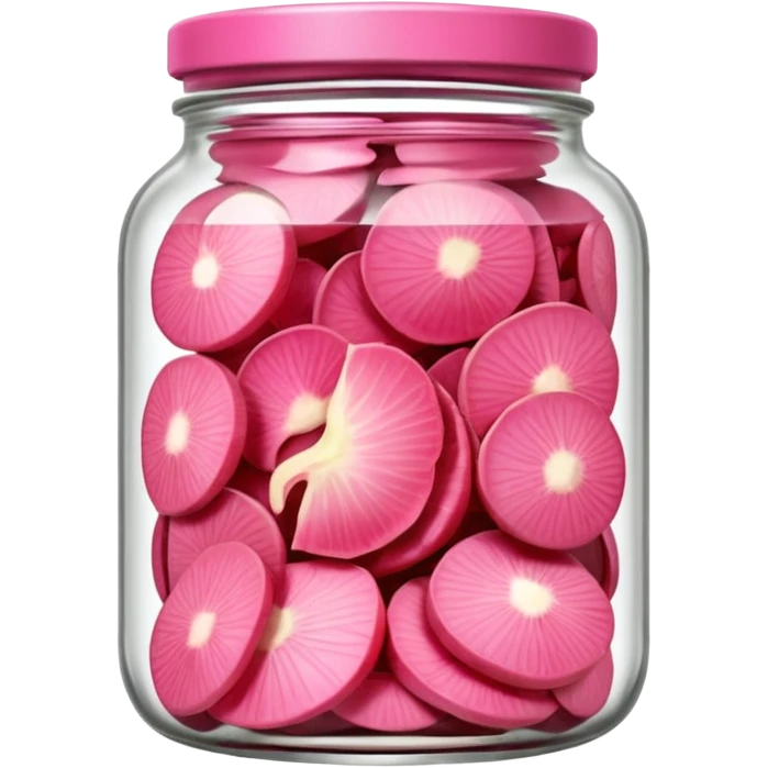 Pink Pickled ginger emoji