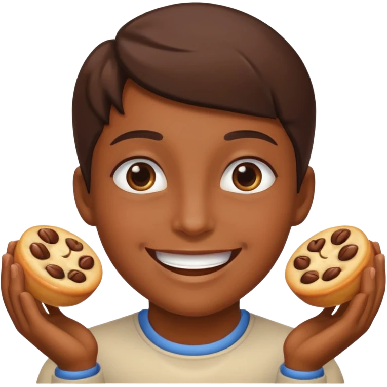 Carita que refleje emoción por algo delicioso emoji