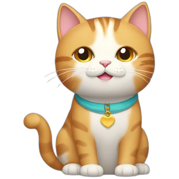 cat saying thank you bowing emoji
