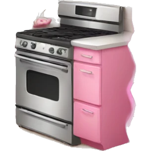 pink kitchen emoji