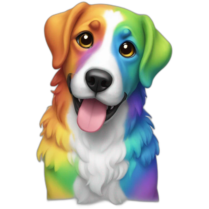RAINBOW-DOG emoji