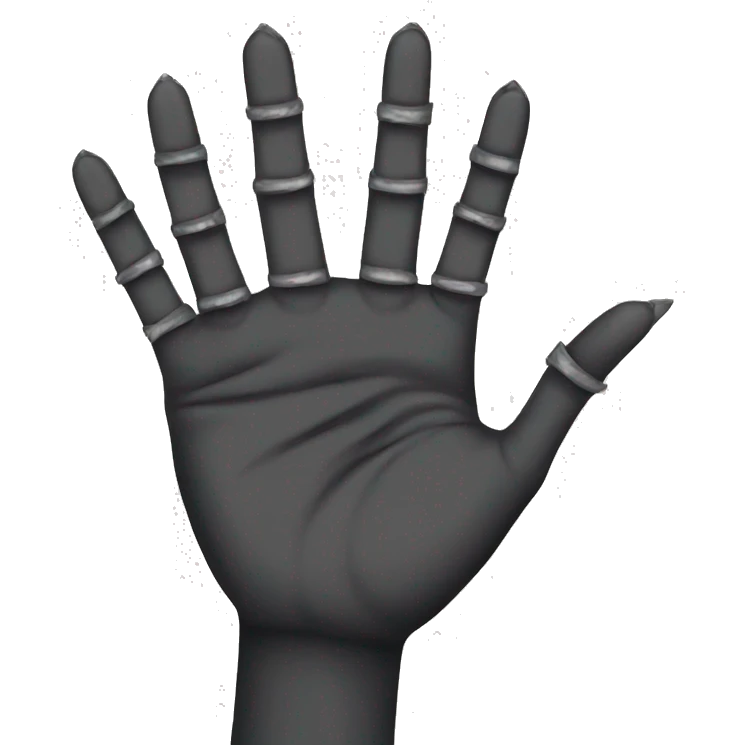 Hand with nails  emoji