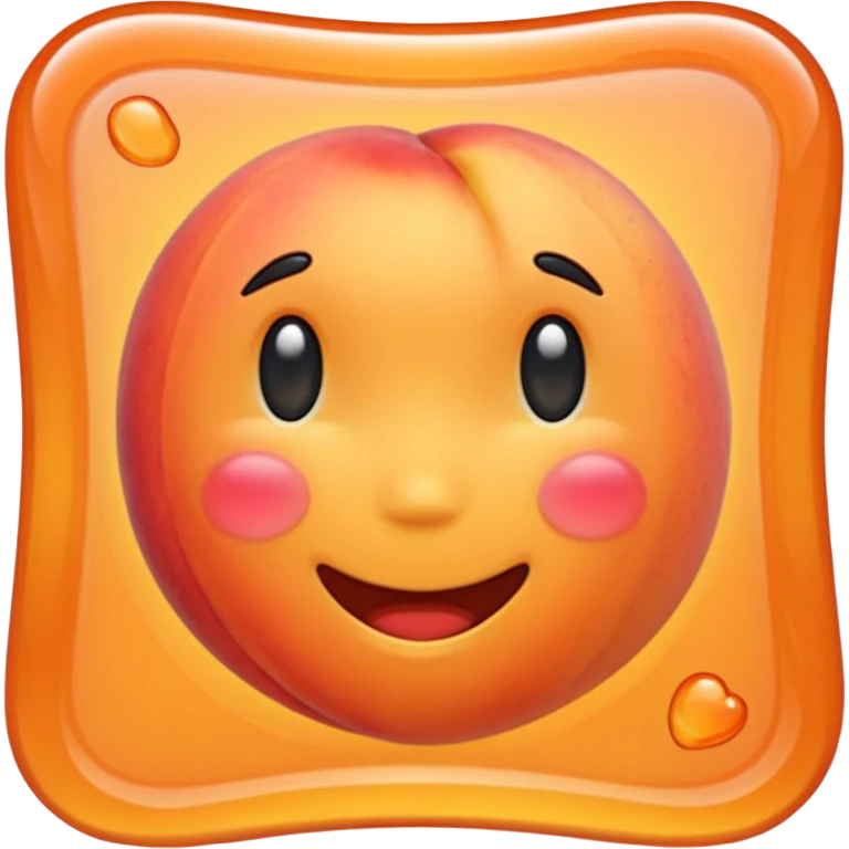 peach gummie emoji