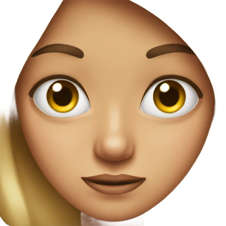 A girl rolling eyes looking at phone emoji
