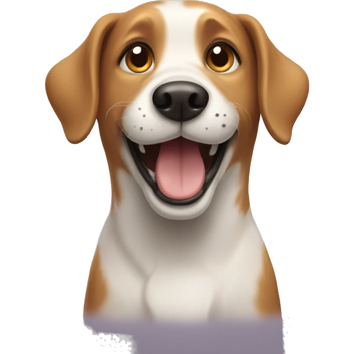 Happy dog emoji