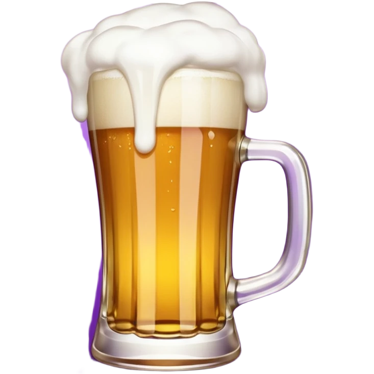 beer white and purple emoji