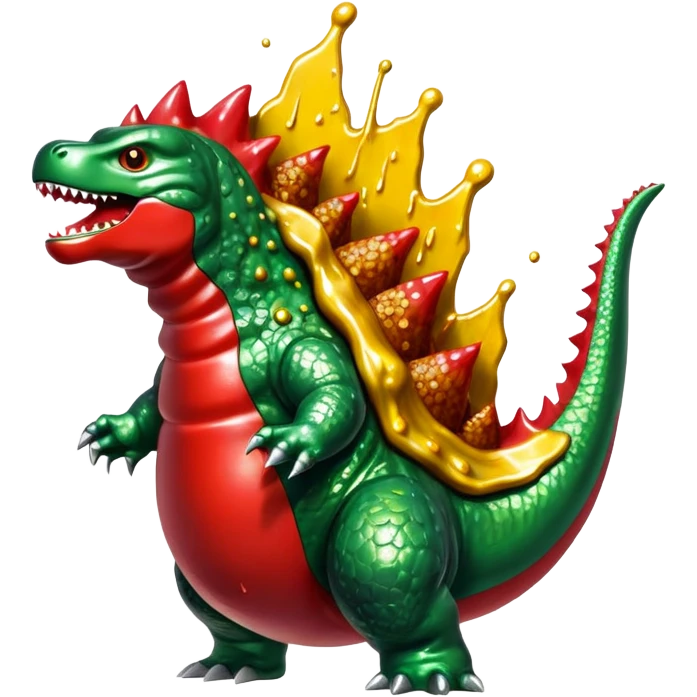  SPAM meat godzilla slop art emoji