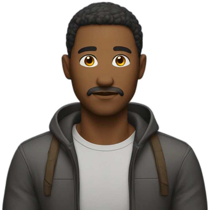 a man is wait emoji