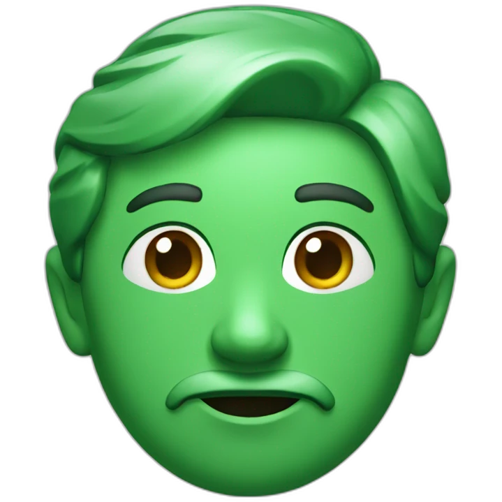Green laguage emoji