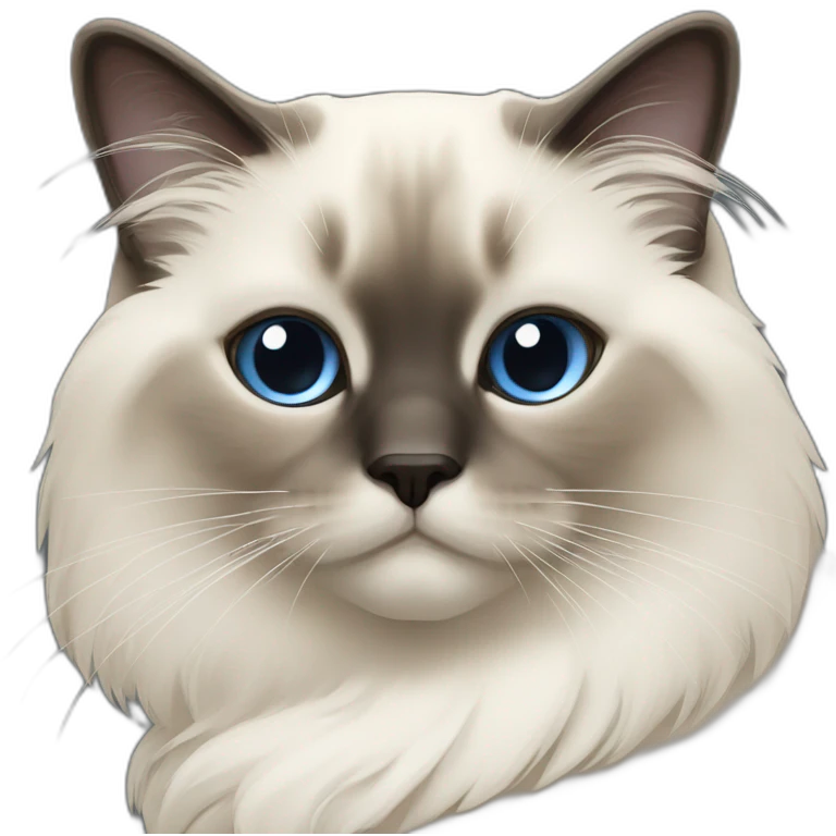 Birman cat emoji