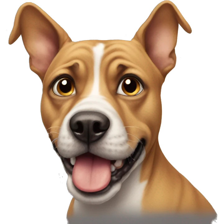 Ugly dog emoji