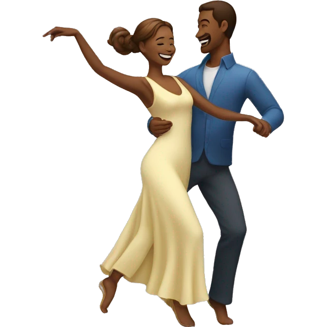 dancing man and woman emoji