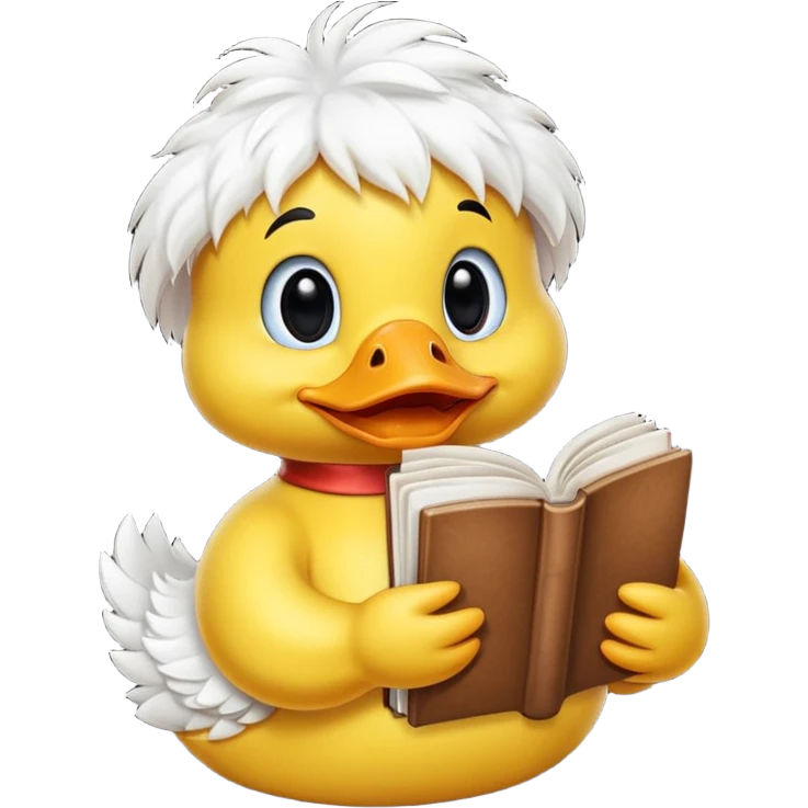 duck with book emoji