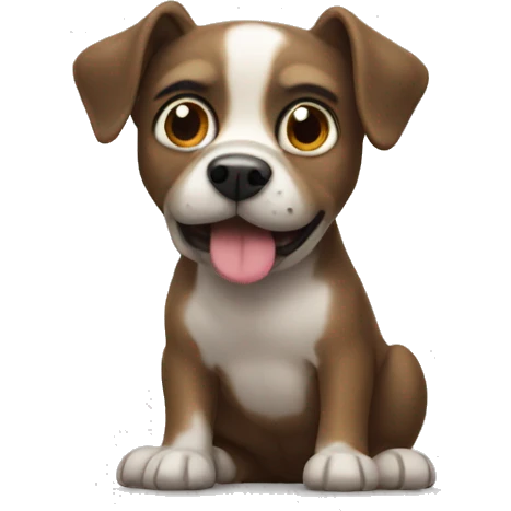 Stinky little dog emoji
