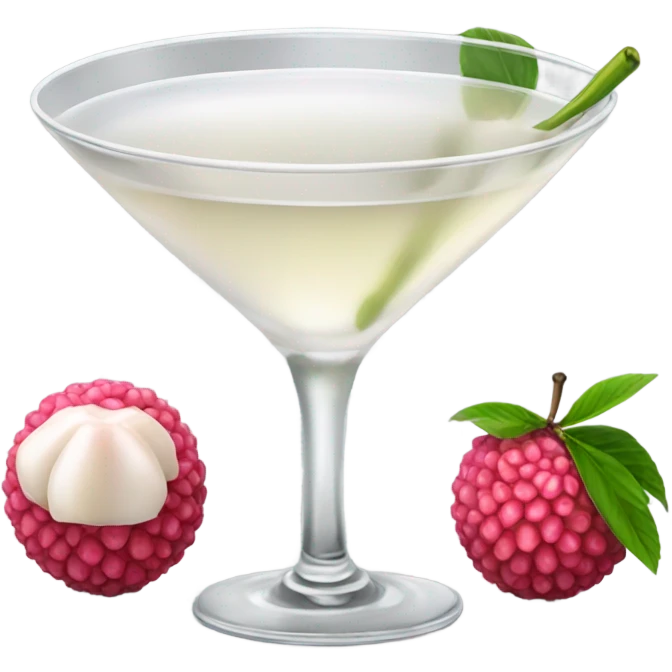  a lychee martini emoji