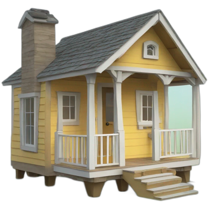 Tiny house exterior structure emoji