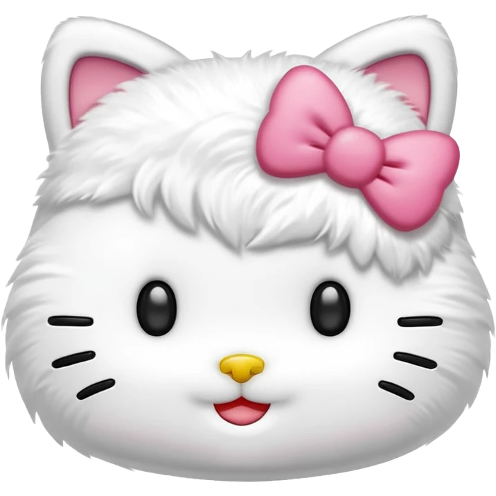 Hello kitty cartoon emoji