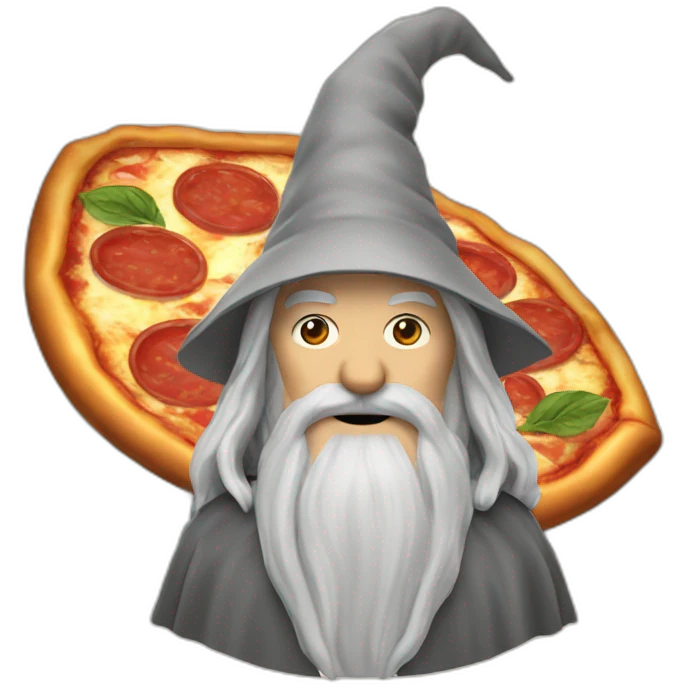 gandalf pizza emoji