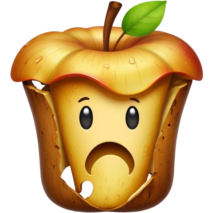 Apple core emoji