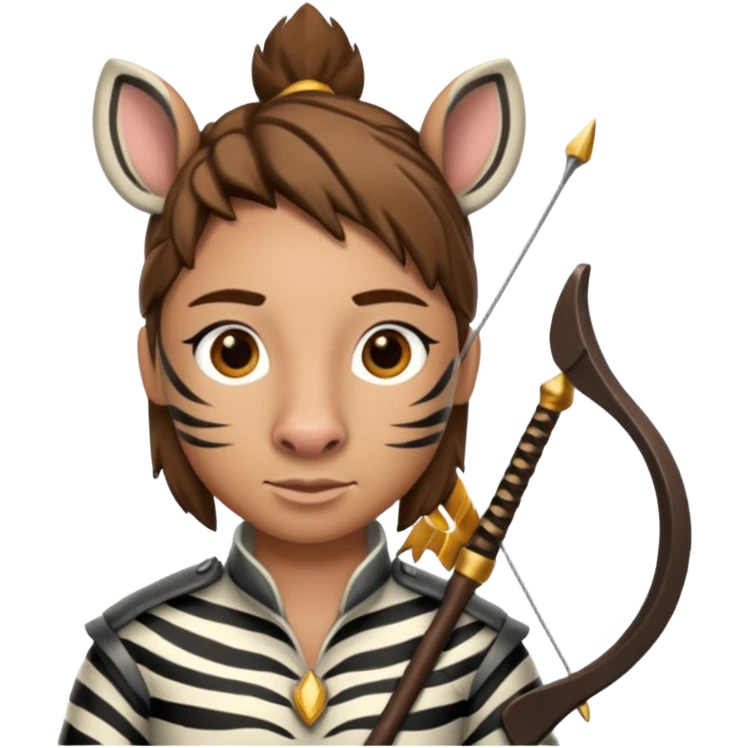 zebra archer emoji