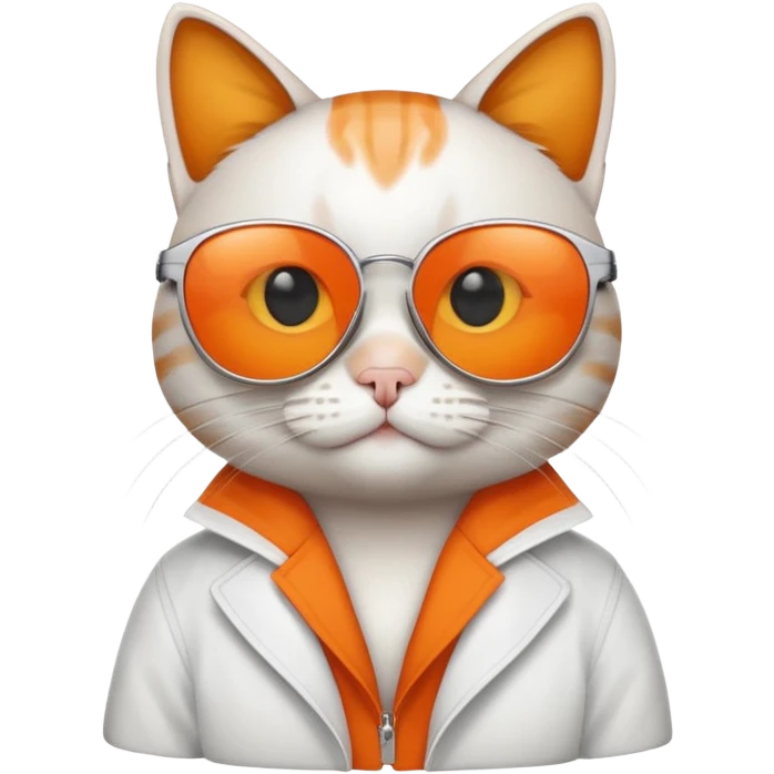 Cat wearing sunglasses emoji
