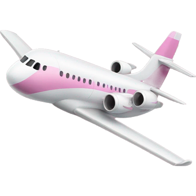 avion rosa emoji