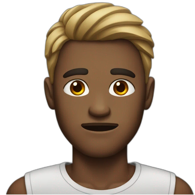 guy with a bruise emoji