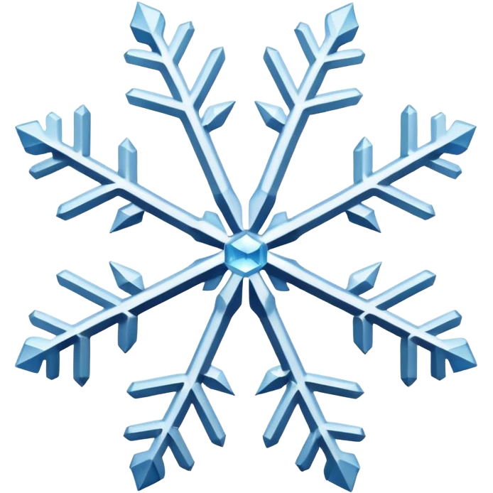 give me a aesthetic snow flake emoji