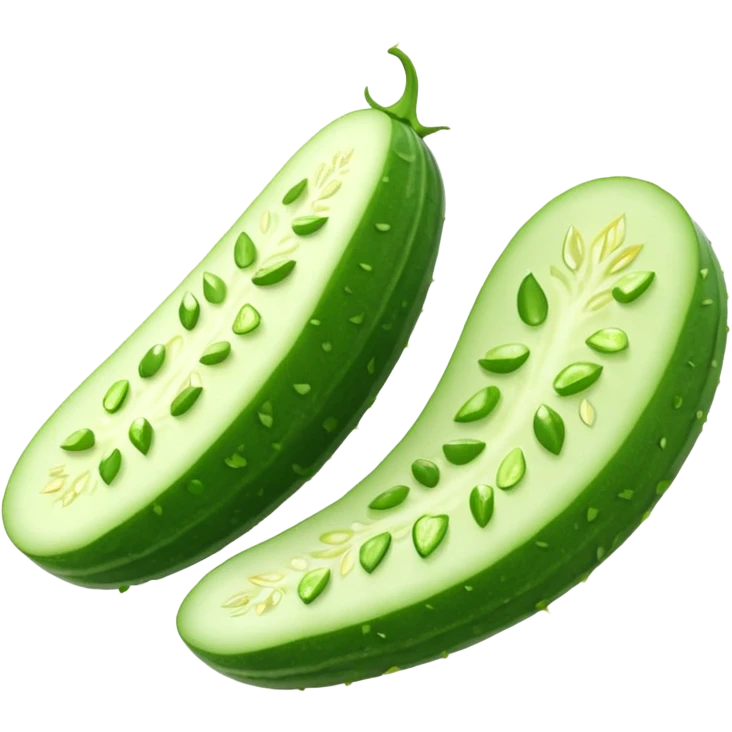 cucumber Chopped into small pieces    emoji