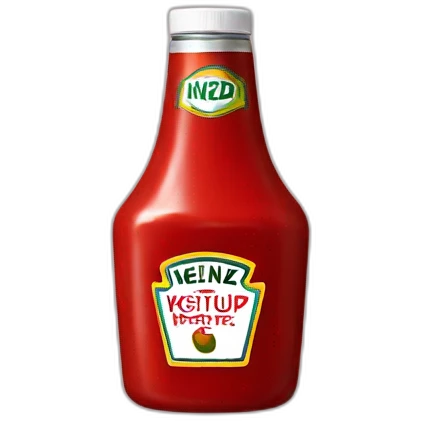 Heinz ketchup bottle emoji