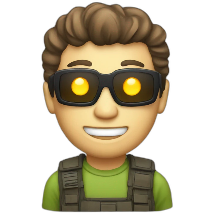 Pc gameur avec led emoji