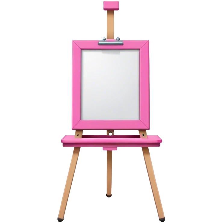 Pink easel  emoji