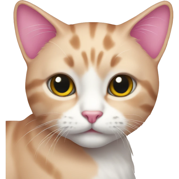 cat pink emoji