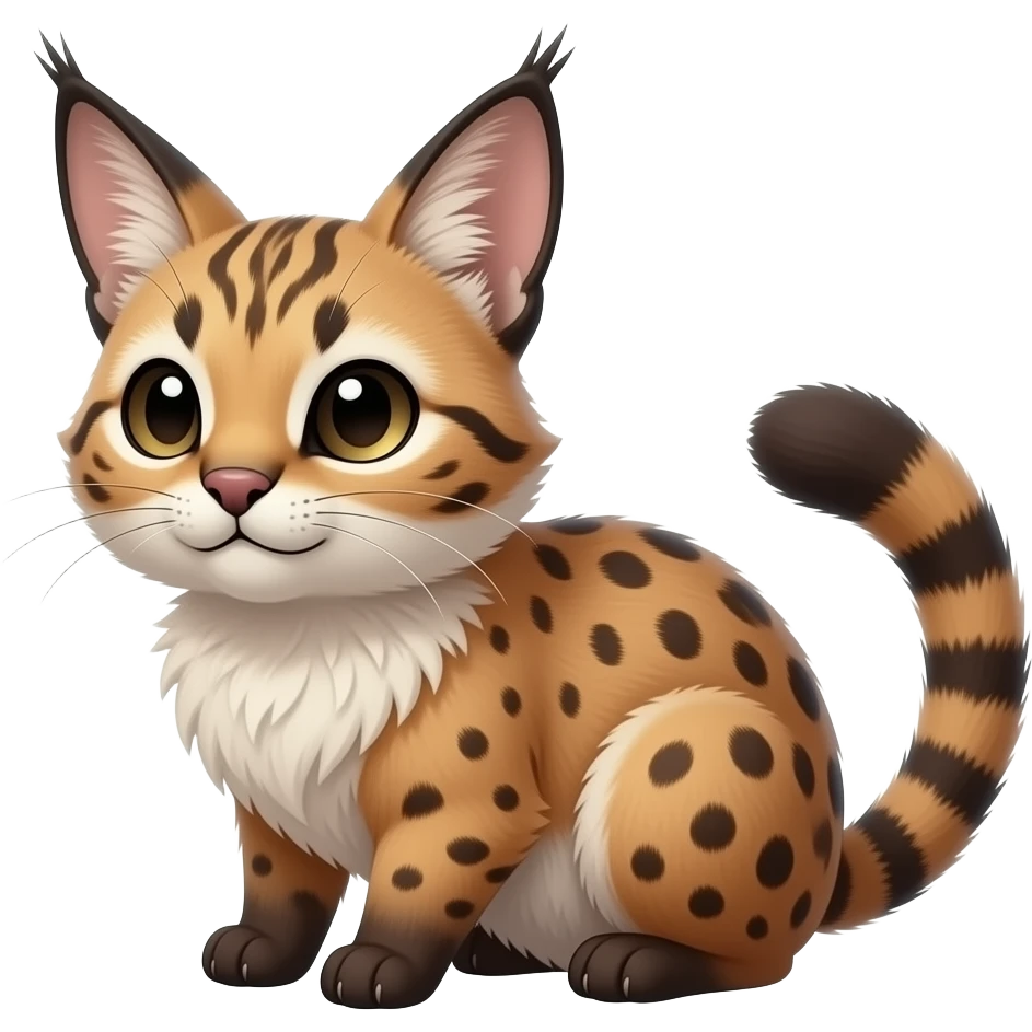 Blueberry-themed puffy fluffy thick bushy brownish soft realistic romantic vintage antique divine beautiful elegant pretty precious cute young youthful Fakémon-Pokémon-feline-Zeraora-Jolteon-serval-caracal-chinchilla-Minccino-Cinccino-Meowstic-rodent-hybrid-creature (full body) emoji