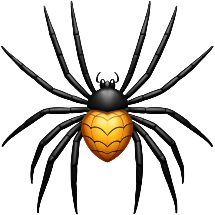 Una estrella con una araña en el centro  emoji