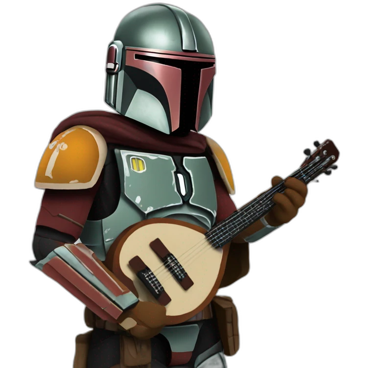 drunk mandolorian emoji