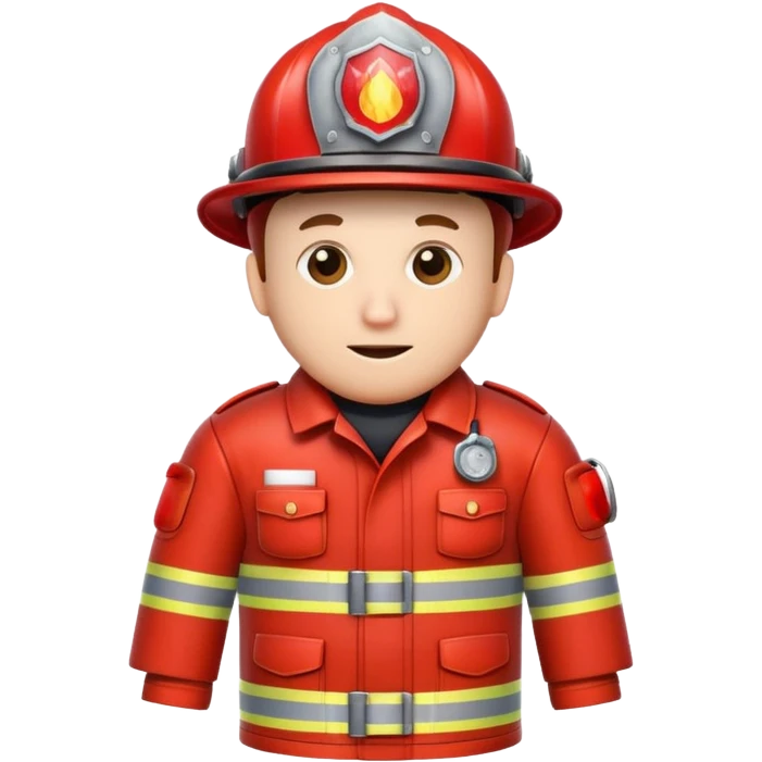Penis in a firefighter costume emoji