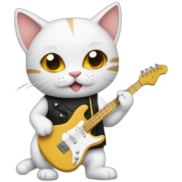 cats in a band emoji