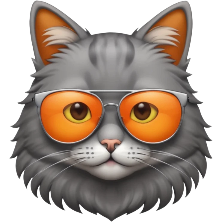 Cat wearing sunglasses emoji