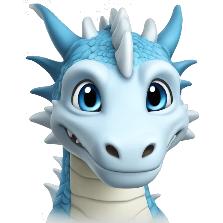 blue eyes white dragon emoji