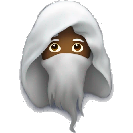 a person in the shadows with monkey hairs picking coton emoji