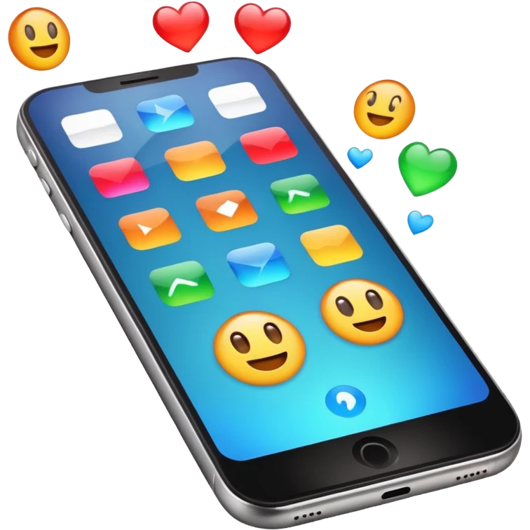 cambio de pantalla de un celular emoji