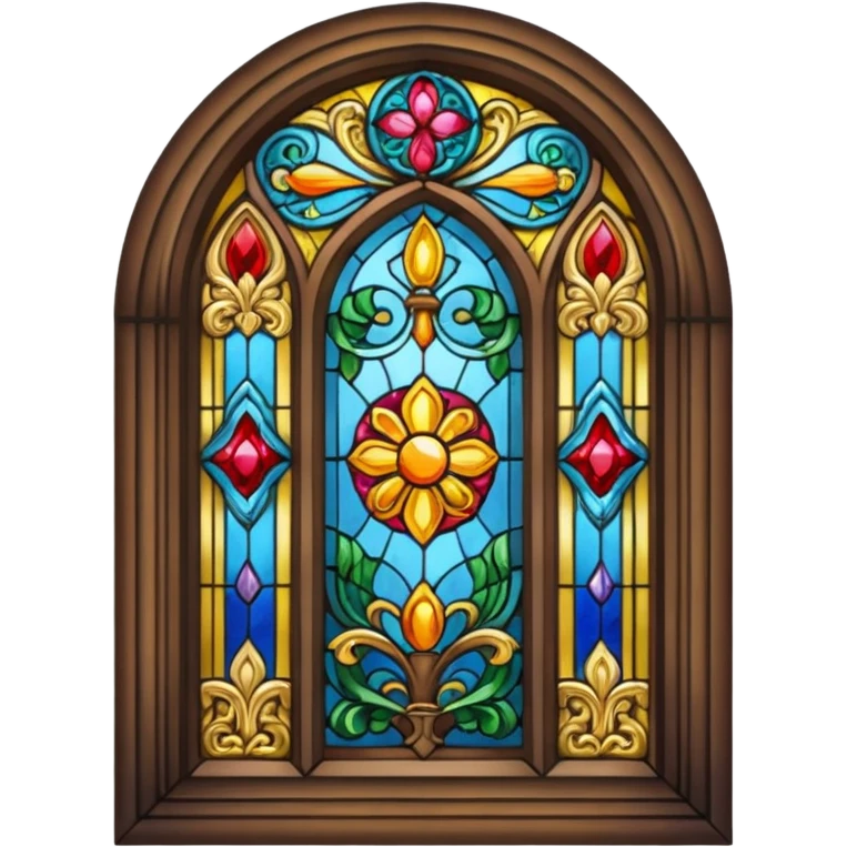 Stained glass window emoji