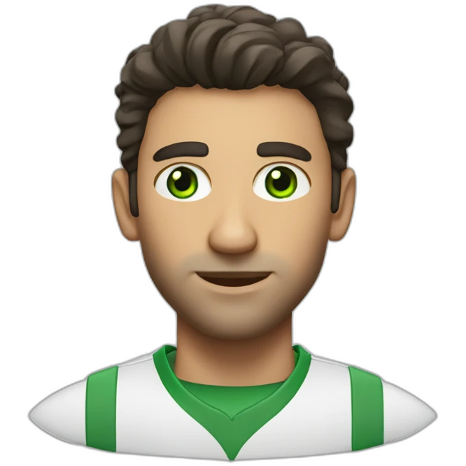 joao almeida team leader with green eyes emoji